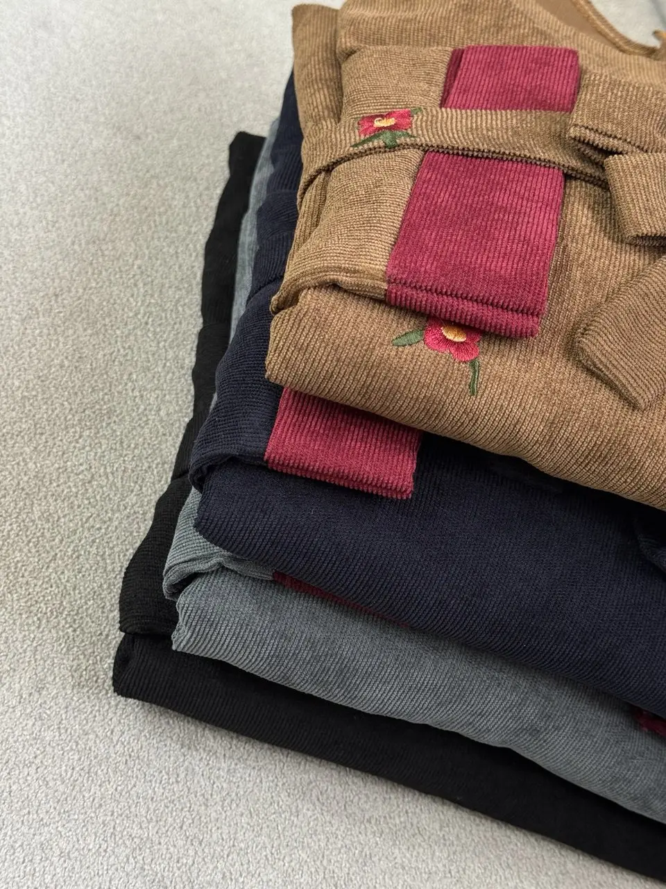 پیراهن مانتویی گلدوزی بهین